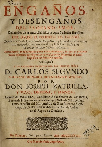 Engaños y desengaños del profano amor