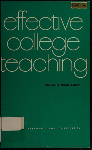 Effective college teaching