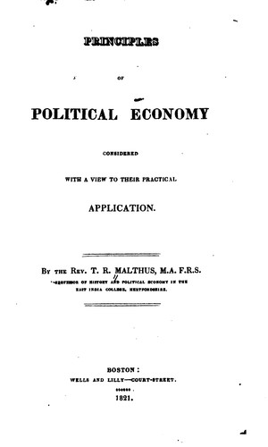 Principles of political economy