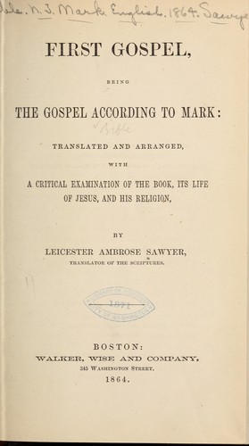 First Gospel