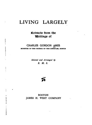 Living largely