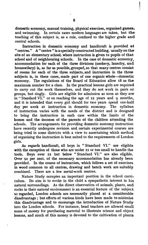 The Organisation of Education in London ..