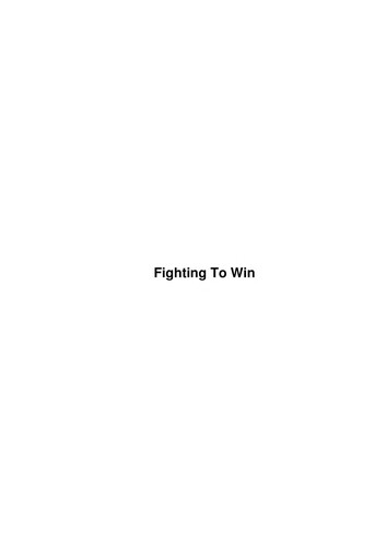 Fighting to win