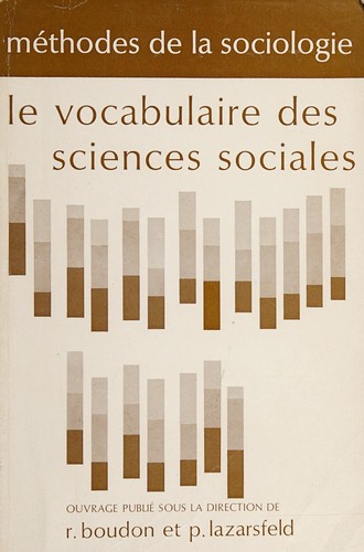 Le vocabulaire des sciences sociales