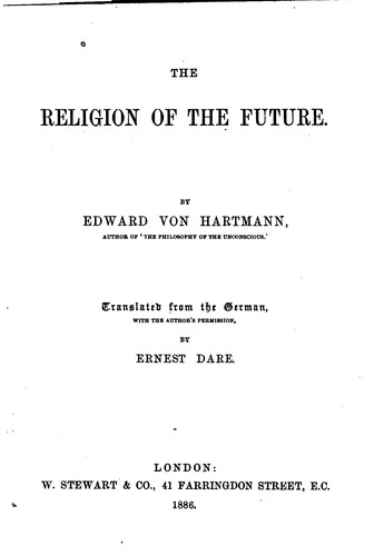 The Religion of the Future