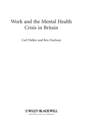 Work and the mental health crisis in Britain