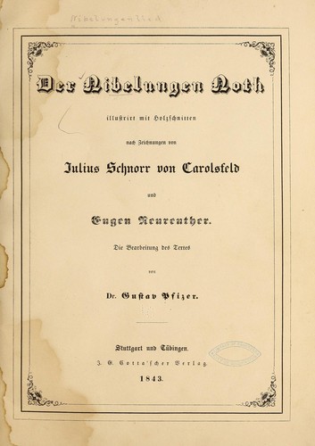 Der Nibelungen noth