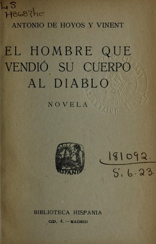 El Hombre que vendió su cuerpo al diablo