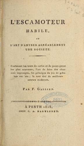 L'escamoteur habile