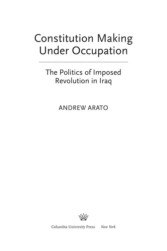 The imposed revolution and its constitution