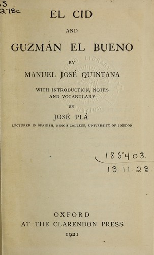 El Cid and Guzman el Bueno