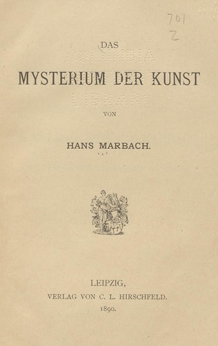 Das mysterium der kunst