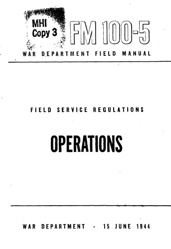 Field Service Regulations, Operations