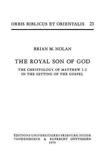The royal Son of God