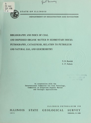 Bibliography and index of coal and dispersed organic matter in sedimentary rocks