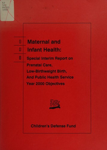 Maternal and infant health
