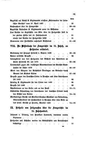 Femgericht und Inquisition