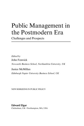 Public management in the postmodern era