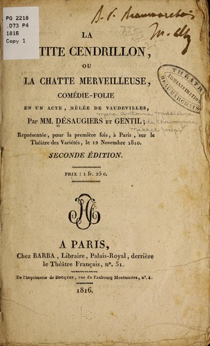 La petite Cendrillon