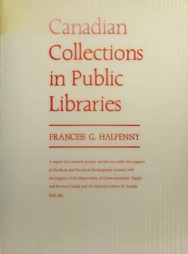 Canadian collections in public libraries
