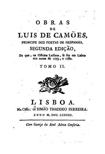 Obras de Luis de Camões ..