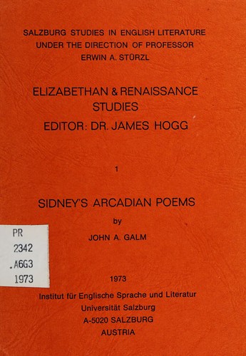 Sidney's Arcadian poems