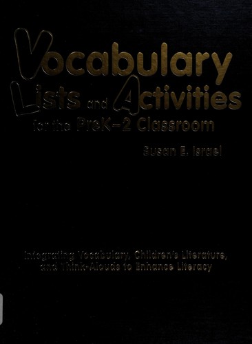 Vocabulary lists and activities for the preK-2 classroom