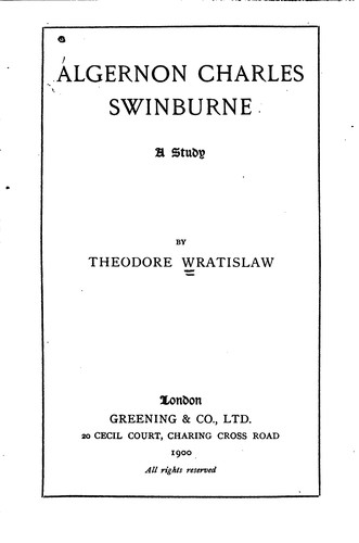 Algernon Charles Swinburne