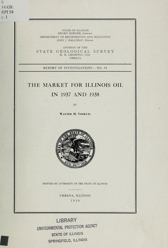 The market for Illinois oil in 1937 and 1938