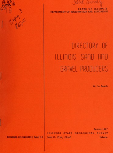 Directory of Illinois sand and gravel producers