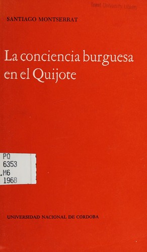 La conciencia burguesa en el Quijote