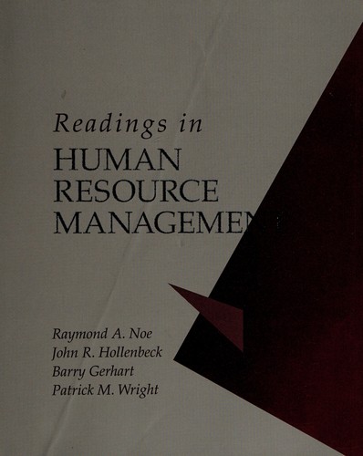Readings in human resource management