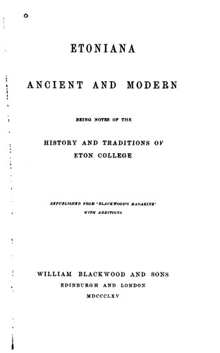 Etoniona ancient and modern