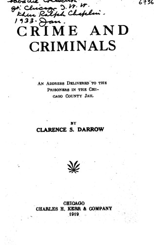 Crime and Criminals