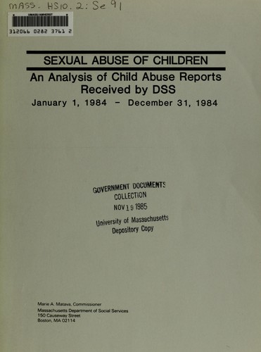 Sexual abuse of children