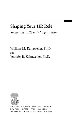 Shaping your HR role
