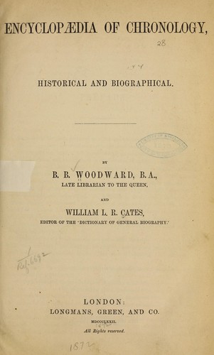 Encyclopædia of chronology