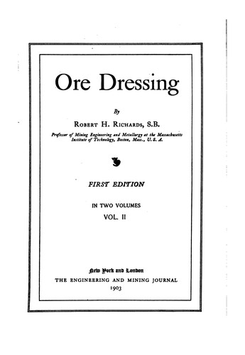 Ore dressing